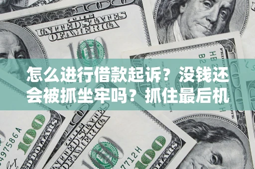 济南怎么进行借款起诉？没钱还会被抓坐牢吗？抓住最后机会！