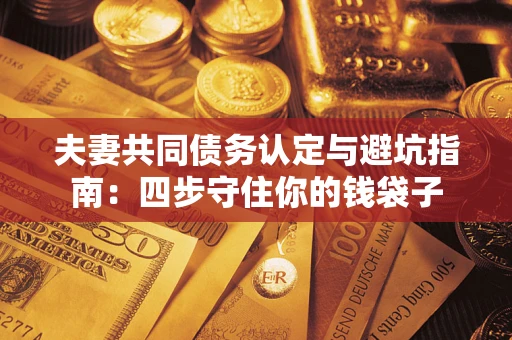济南夫妻共同债务认定与避坑指南：四步守住你的钱袋子