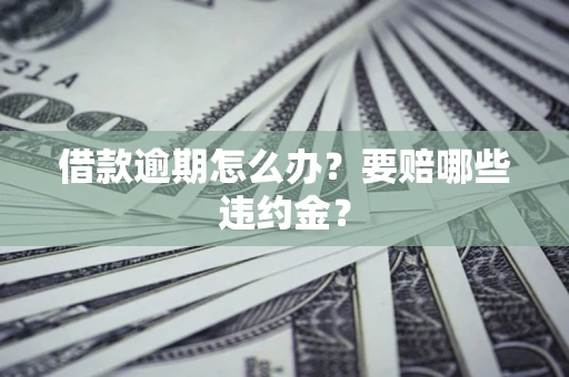 济南借款逾期怎么办？要赔哪些违约金？